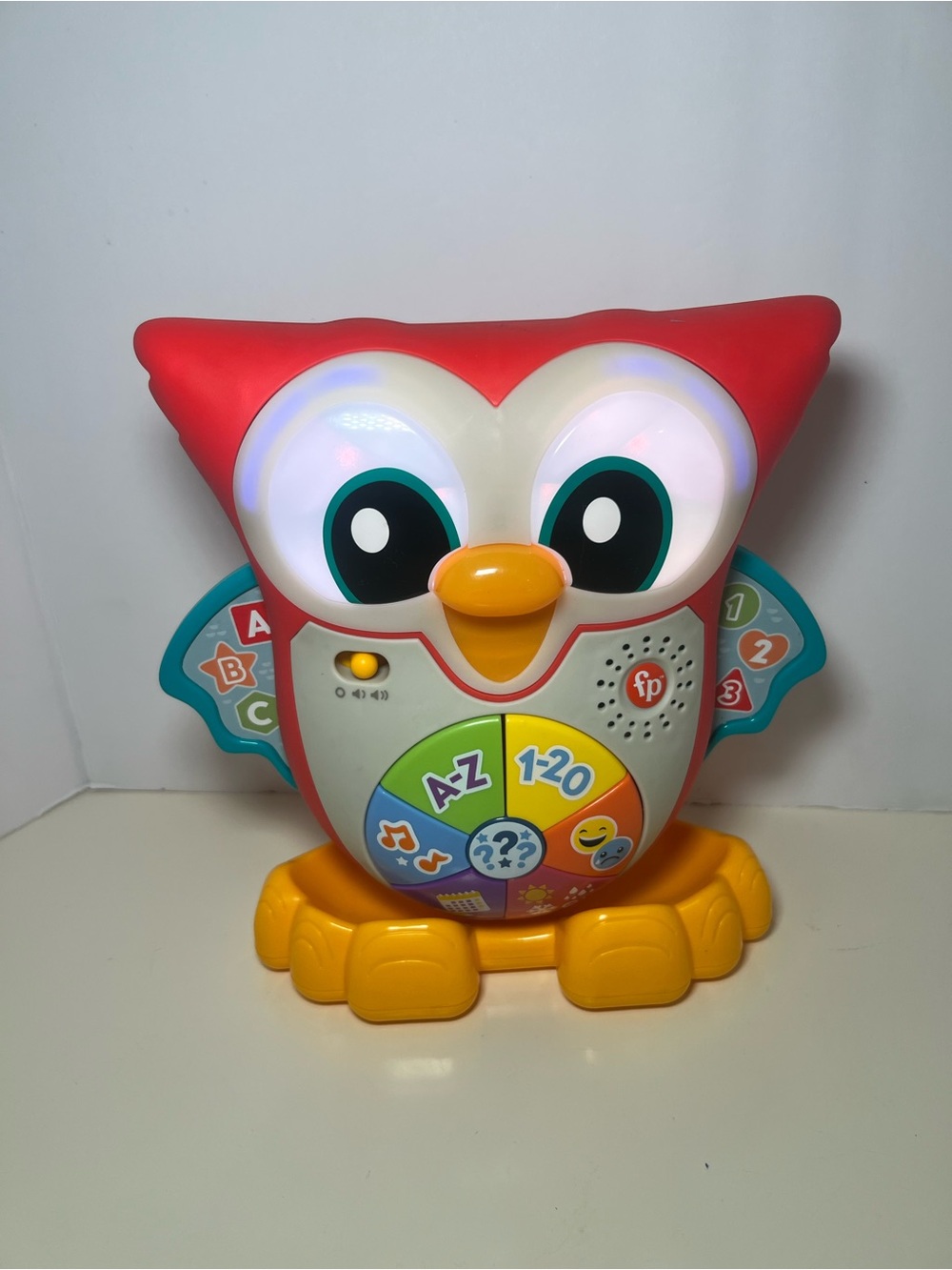 Fisher Price Linkimals Owl Light Up And Learn Red Interactive Musical Learning